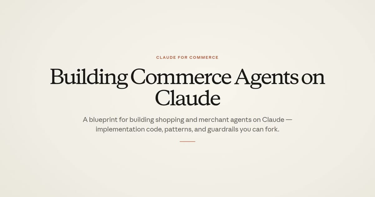 Claude Commerce Agents показва как AI може да промени онлайн пазаруването