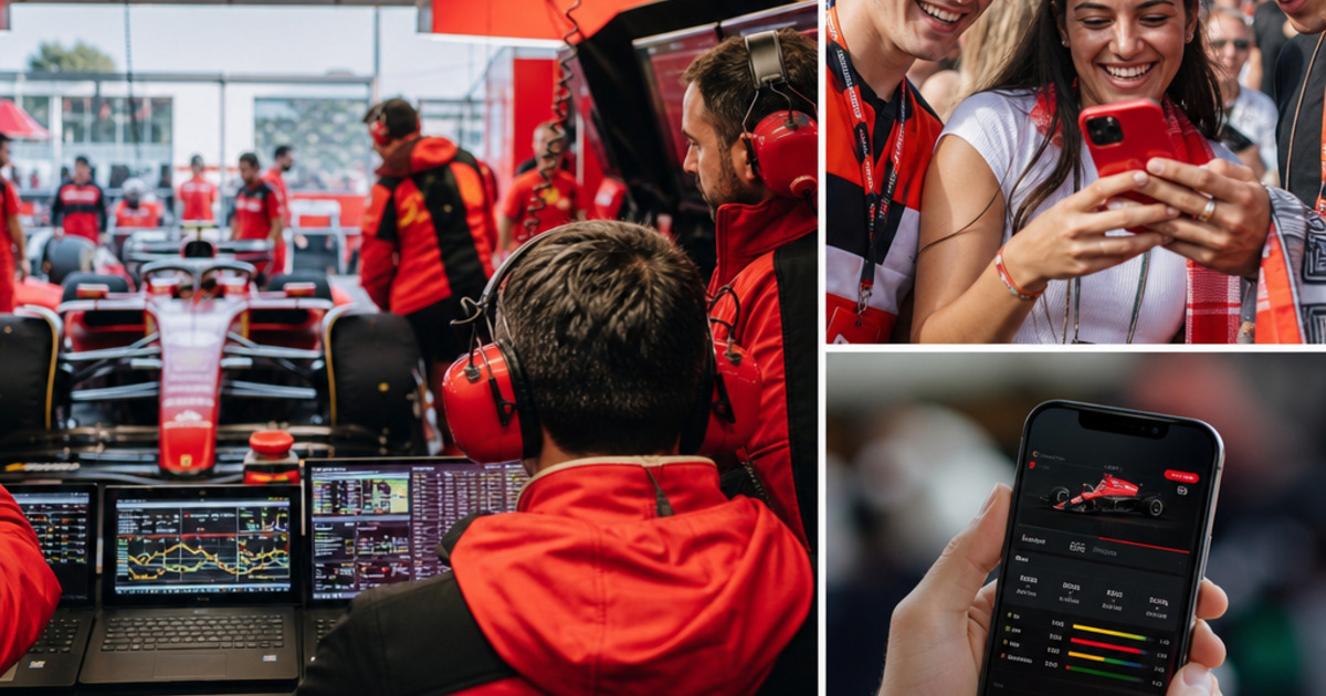 Ferrari използва AI, за да превръща феновете на F1 в суперфенове