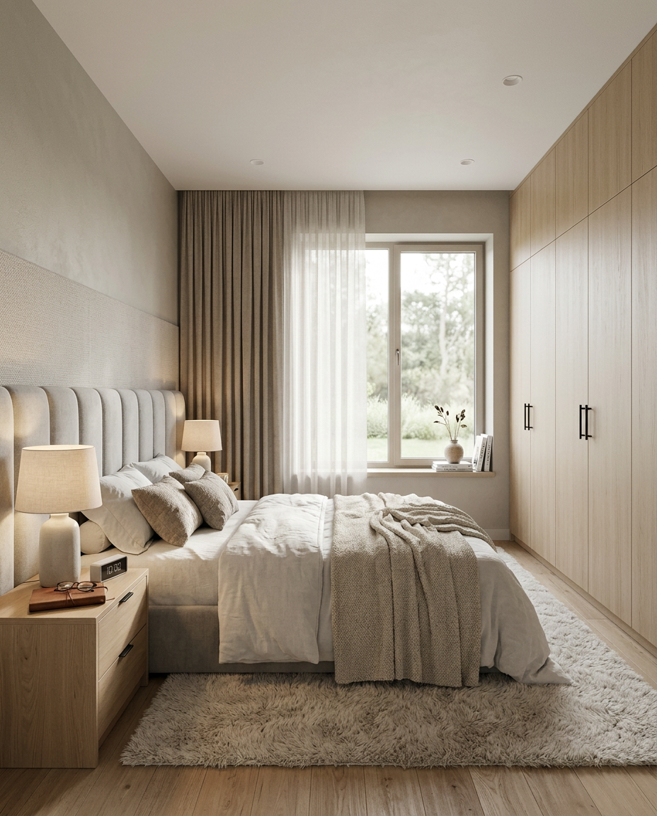 3D визуализация спалня