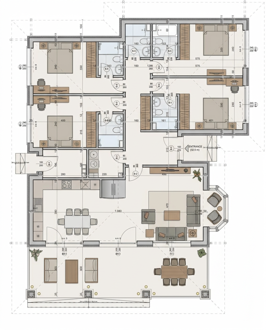 Обзаведен 2D план