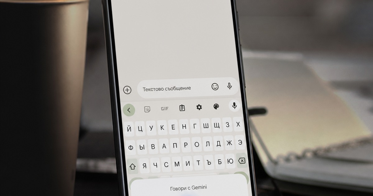 Gemini диктовка в Gboard: гласът става новият интерфейс за писане